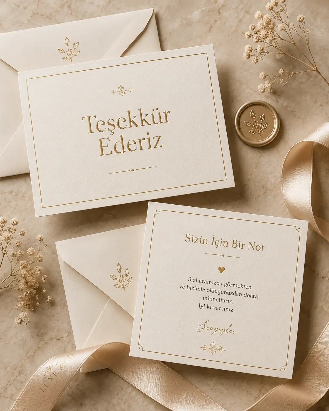 Teşekkür & Not Kartı